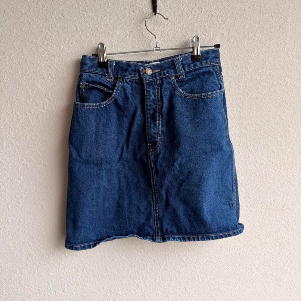 Calvin-klein-jeans Women's Blue and Navy Skirt